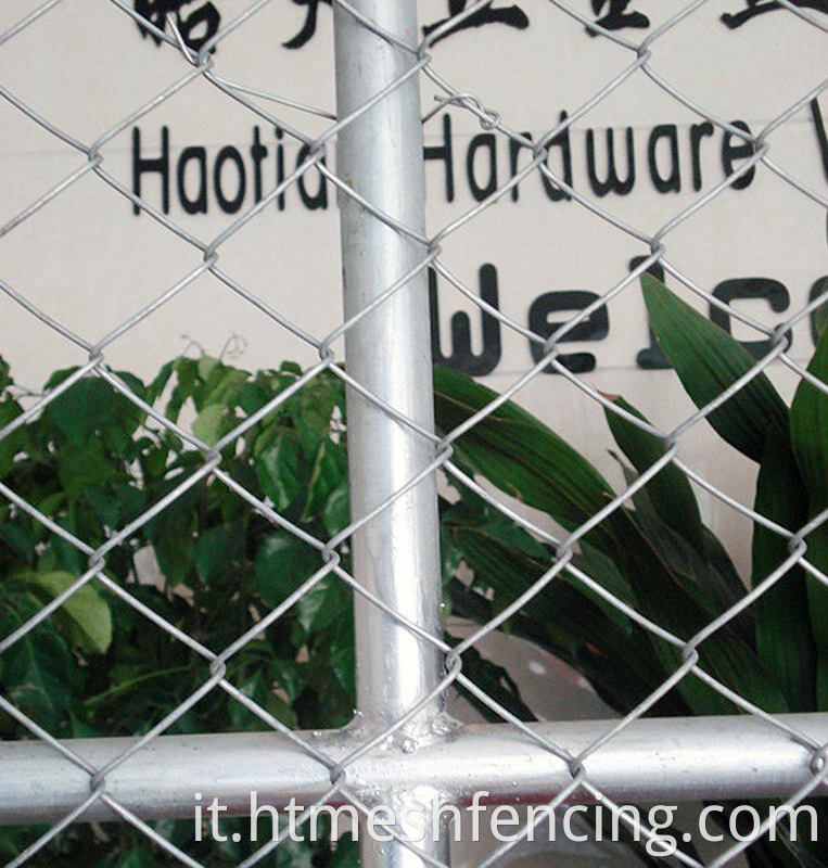 Factory Realizzato in ferro più venduto saldato ad alta sicurezza a catena temporanea Fence/Pannello recinzione della partizione portatile